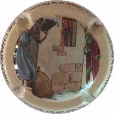 N°18e Contour crème, Fables de la Fontaine, 6 sur 9, La cigale et la fourmi
Photo Nadia KUUS
