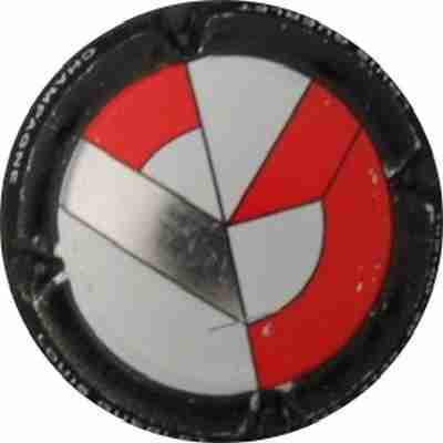 N°01 Rouge, blanc, métal, contour noir
Photo Gérard DEMOLIN
