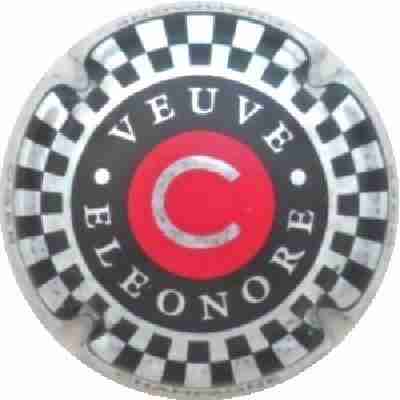 N°22 Puzzle, 7 sur 8, métal et noir, C de ELEGANCE, centre rouge
Photo J.R.
