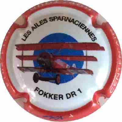 NR Les ailes Sparnaciennes, contour rouge, FOKKER DR 1
Photo Nadia KUUS
Mots-clés: NR