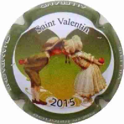 N°05a Saint-Valentin 2015, contour vert foncé
Photo J.R.

