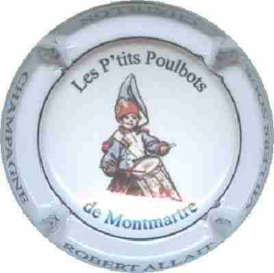 N°32 Les P'tits Poulbots, blanc
Image Yves STEFANI
sur contour: CHAMPAGNE /ROBERT ALLAIT / VILLERS SOUS / CHATILLON 

