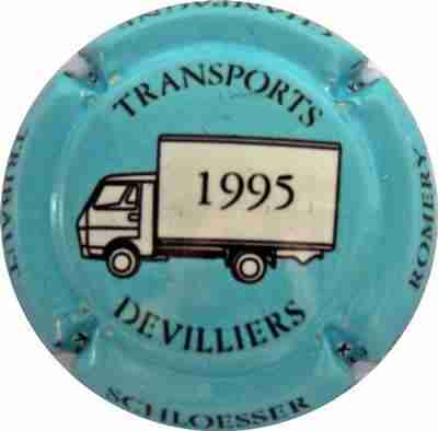 N°39a Transports Devilliers, 1995, Bleu pâle, écriture noire
Photo Marc76
