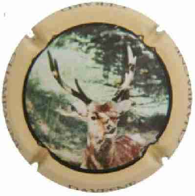 N°03 Série de 5 (cerf), contour crème
Image Yves STEFANI
