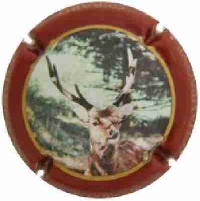 N°03 Série de 5 (cerf), contour bordeaux
Image Yves STEFANI
