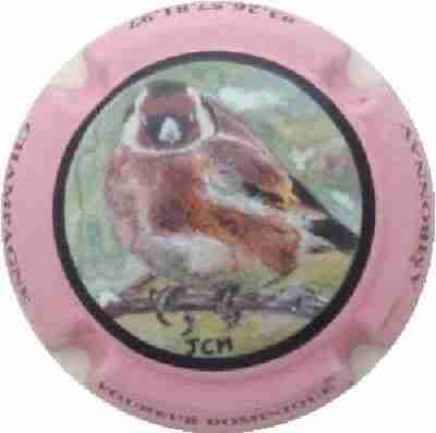 N°03 Série de 6 (oiseaux) avec signature, contour rose
Photo J.R.
