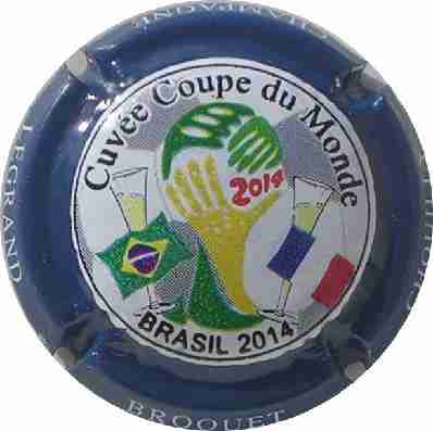 N°04c Série de 4 (Mondial Brasil 2014), contour bleu
Photo Pierrick
