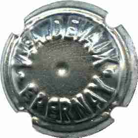 N°05 Acier, grandes lettres, à  encoches, estampée
Image Yves STEFANI
