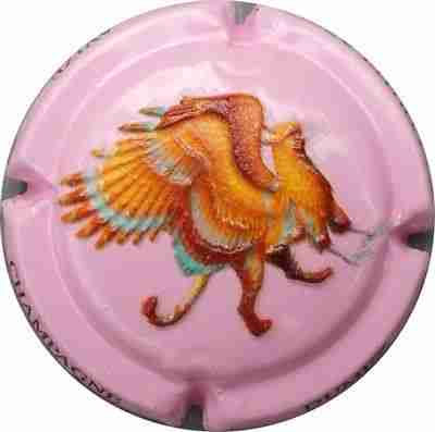 N°06a Griffon en relief, fond rose
Photo Gérard DEMOLIN
