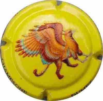 N°06x Griffon en relief, fond jaune
Photo Gérard DEMOLIN
