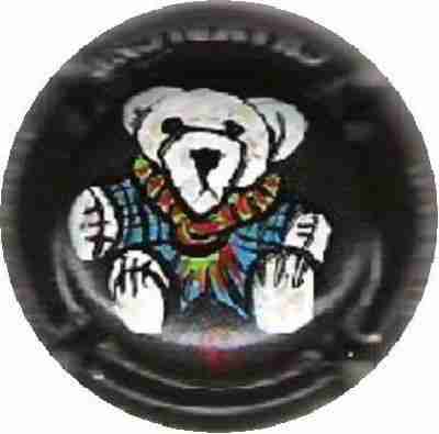 N°007b Fond noir, peinte à  la main par Lydia
Image Yves STEFANI
