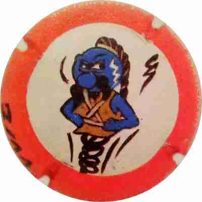 N°07f Série Manège enchanté, Peinte à  la main
Image Yves STEFANI
