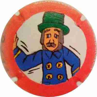 N°07h Série Manège enchanté, Peinte à  la main
Image Yves STEFANI
