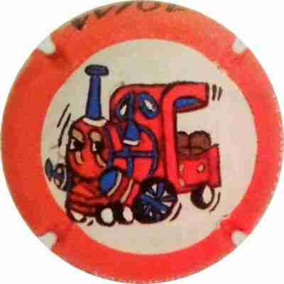 N°07i Série Manège enchanté, Peinte à  la main
Image Yves STEFANI
