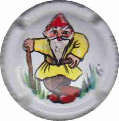 N°009 Fond blanc, peinte à  la main par Lydia
Image Yves STEFANI
