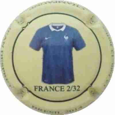 N°09a 1ère série, France, Coupe du Monde au Brésil, 2 sur 32
Photo JR

