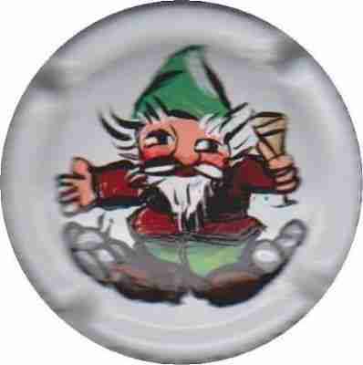 N°009a Fond blanc, peinte à  la main par Lydia
Image Yves STEFANI
