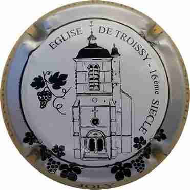 N°27a Eglise de Troissy, contour argent
Photo Eric Billardelle
