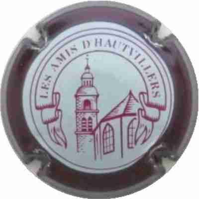 N°50 Série de 12 (église), les amis d'Hautvillers (complaisance), contour bordeaux
Photo J.R.

