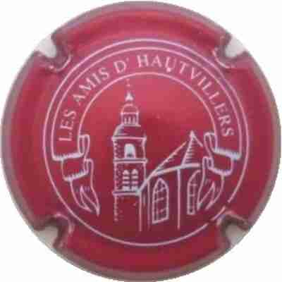 N°50 Série de 12 (église), les amis d'Hautvillers (complaisance), bordeaux mat et blanc
Photo J.R.

