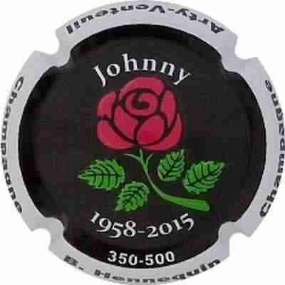 N°033c Johnny 1958-2015, rose rouge en relief
Photo BENEZETH Louis
