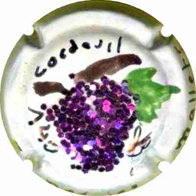 N°14 Peinte à  la main, avec strass
Photo SIMONNOT Jean-Joseph
