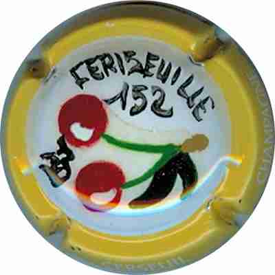 N°28 Ceriseuille, Peinte à  la Main par RD (numérotée)
Photo: www.capsules.be
