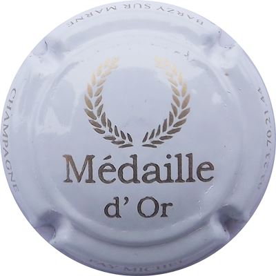 N°24 Médaille d'or, blanc et or
Photo René COSSEMENT
