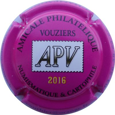 N°02a Amicale philatélique de Vouziers 2016, framboise
Photo René COSSEMENT

