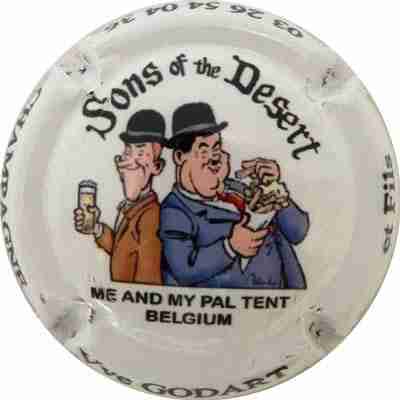 N°07 ME AND MY PAL TENT de Laurel et Hardy, polychrome
Photo Stedem51
