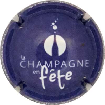 N°03c Champagne en fête 2019, Bleu et blanc, Verso Sparflex
Photo Martine PUPIN
