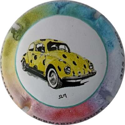 N°50d Coccinelle VW jaune, Tirage 600 sur contour
Photo Jacky MICHEL
