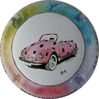 N°50a Coccinelle VW rose, Tirage 600 sur contour
Photo Jacky MICHEL
