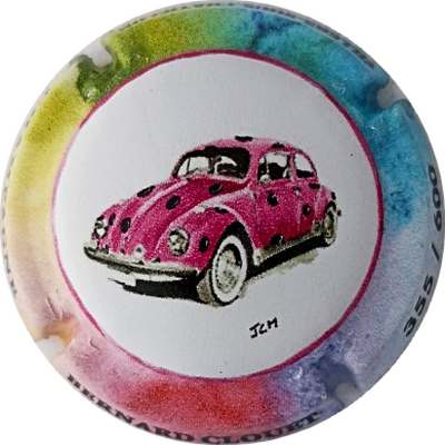 N°50b Coccinelle VW rose foncé, Tirage 600 sur contour
Photo Jacky MICHEL
