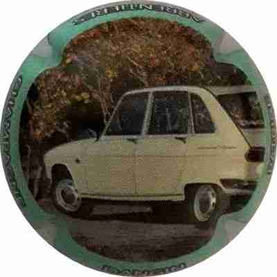 N°20 Série de 6 (Voitures), Renault 16, Contour vert pâle
Photo Martine PUPIN
