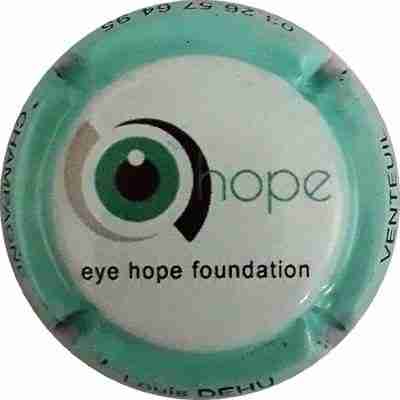 N°071 Eye Hope Foundation, contour bleu ciel, Tirage 800 au verso
Photo Martine PUPIN
