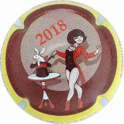 N°036 Cuvée Cabaret 2018, contour jaune
Photo Martine PUPIN
