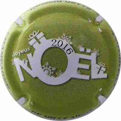 N°033b Joyeux Noà«l 2016, Vert et blanc
Photo Martine PUPIN
