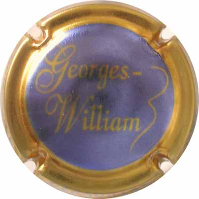 N°25 Georges William, Bleu foncé métallisé et or
Photo Julie Cachon
