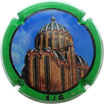 N°03 1/6, Basilique Ste Clotilde, Contour vert
Photo Bernard DUQUENNE
