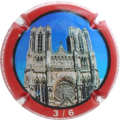 N°03b 3/6, Cathédrale de Reims, Contour rouge
Photo Bernard DUQUENNE
