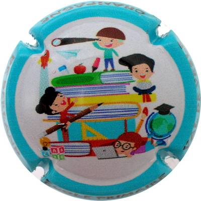 N°01c Série de 6 (Ecole Primaire) Contour bleu clair
Photo Bernard DUQUENNE
