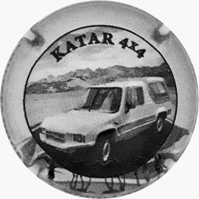 N°262a Katar 4x4, Noir et blanc, Tirage 480 sur contour
Photo Martine PUPIN
