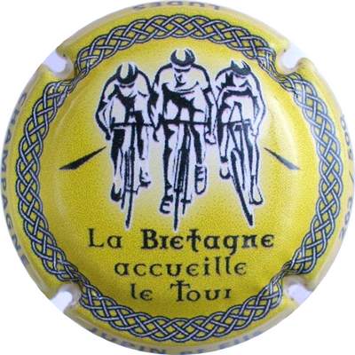 N°04 Série de 4 (Tour de France en Bretagne) Fond jaune, Tirage 500 sur contour
Photo Bernard DUQUENNE
