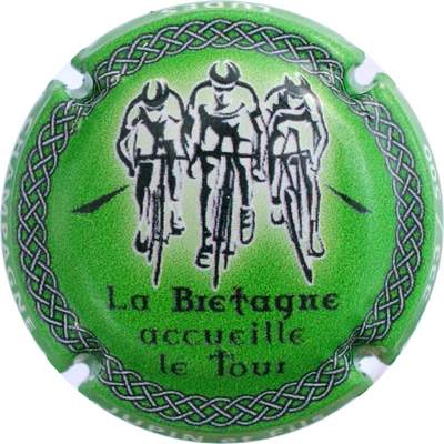 N°04 Série de 4 (Tour de France en Bretagne) Fond vert, Tirage 500 sur contour
Photo Bernard DUQUENNE
