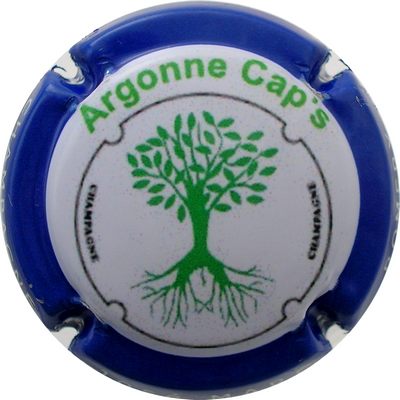 N°083b Argonne Cap's, blanc et vert, contour bleu
Photo Bernard DUQUENNE
