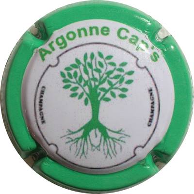 N°083a Argonne Cap's, blanc et vert, contour vert
Photo Bernard DUQUENNE
