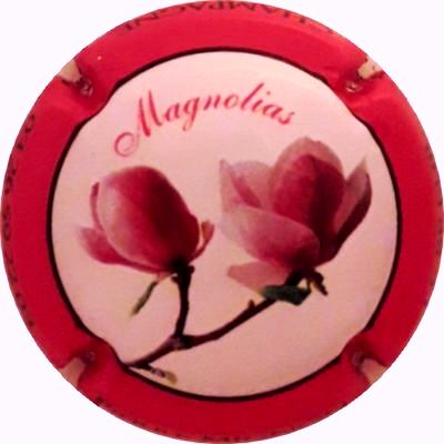N°161a Magnolias, Contour fuchsia
Photo Martine PUPIN

