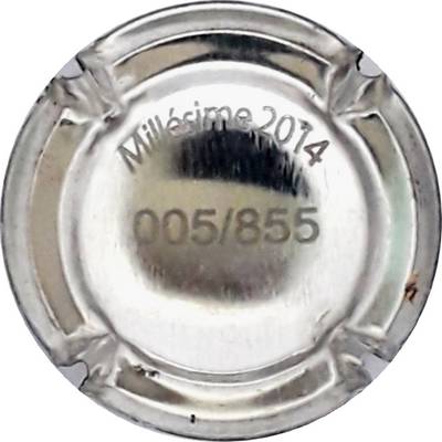 N°02e Cuvée désiré, Verso, Millésime 2014
Photo Martine PUPIN
