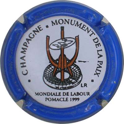 N°01 Série de 6, Contour bleu, mondial de labour 1999
Photo Bernard DUQUENNE
Erreur Lambert : "POMACLE" et non "POMMACLE"
